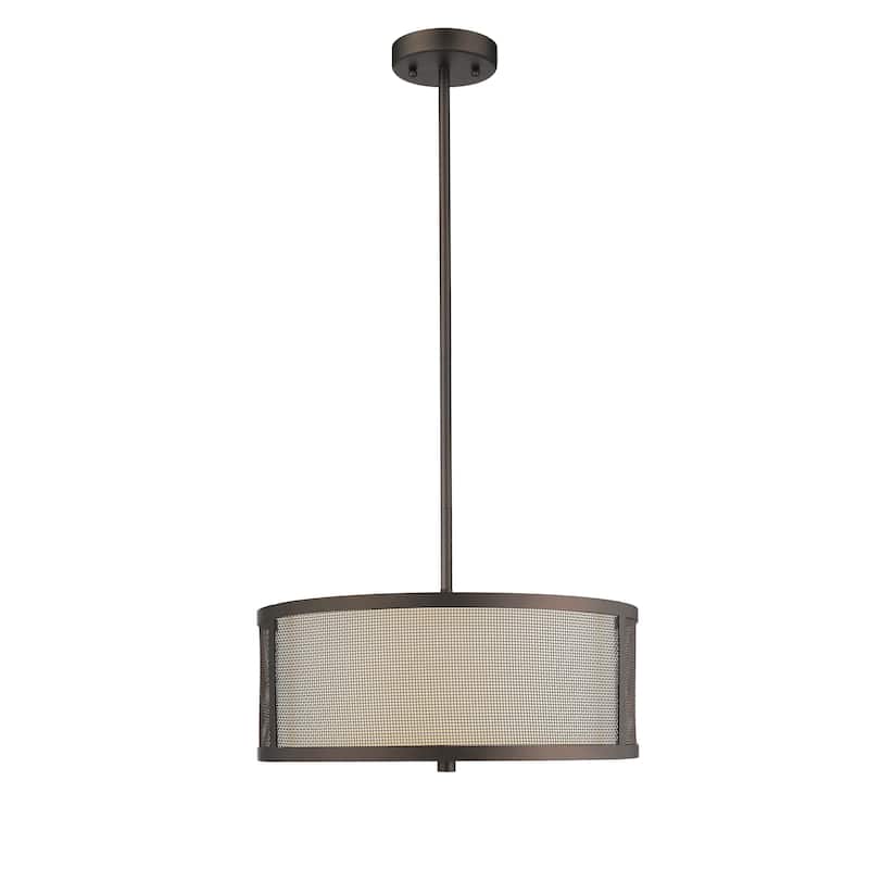 3-light Oil Rubbed Bronze Pendant - Oil Rubbed bronze - Oil Rubbed bronze
