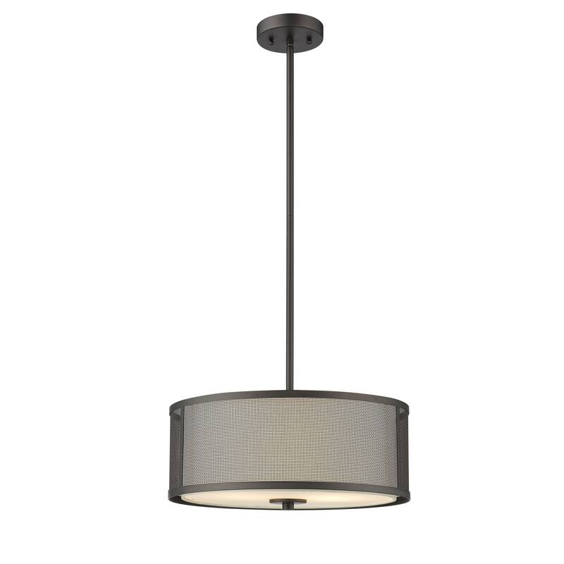 3-light Oil Rubbed Bronze Pendant - Oil Rubbed bronze - Oil Rubbed bronze
