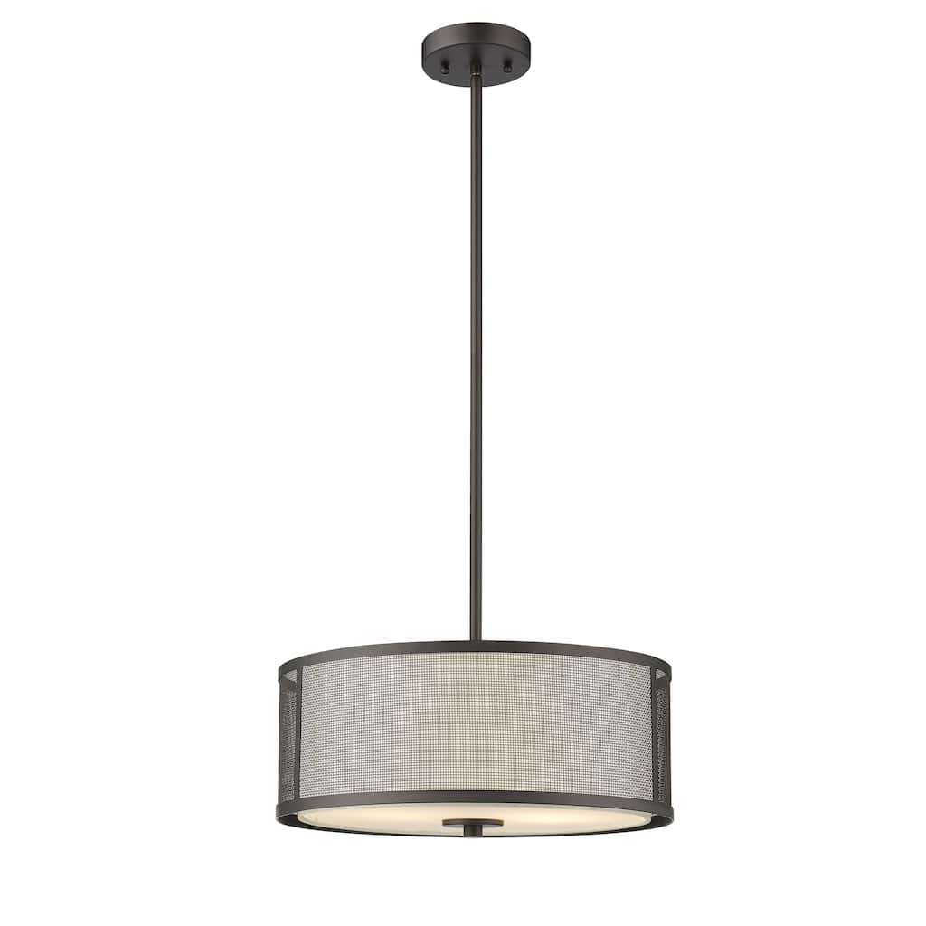 3-light Oil Rubbed Bronze Pendant - Oil Rubbed bronze - Oil Rubbed bronze