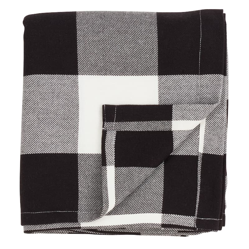 Cotton Buffalo Plaid Curtain Panel