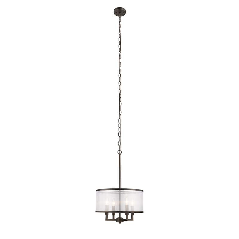 4-light Oil Rubbed Bronze Pendant - Oil Rubbed Bronze - Oil Rubbed Bronze