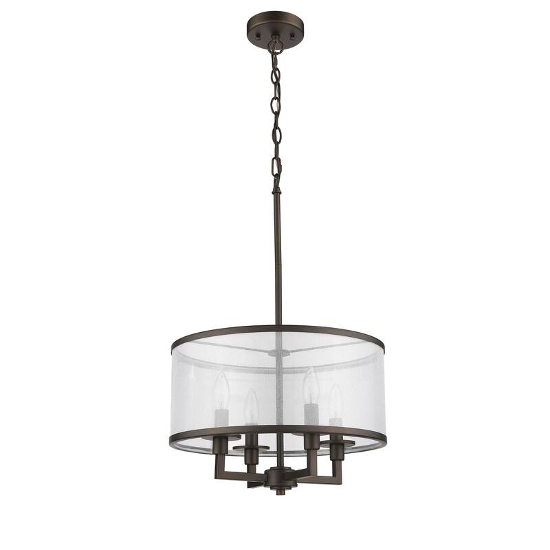 4-light Oil Rubbed Bronze Pendant - Oil Rubbed Bronze - Oil Rubbed Bronze