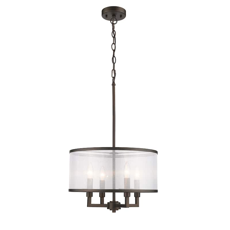 4-light Oil Rubbed Bronze Pendant - Oil Rubbed Bronze - Oil Rubbed Bronze