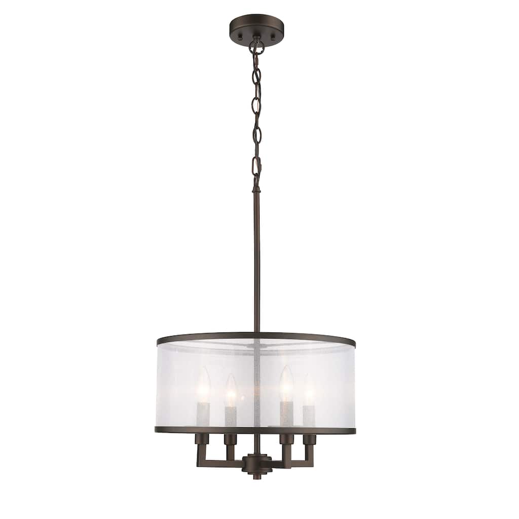 4-light Oil Rubbed Bronze Pendant - Oil Rubbed Bronze - Oil Rubbed Bronze