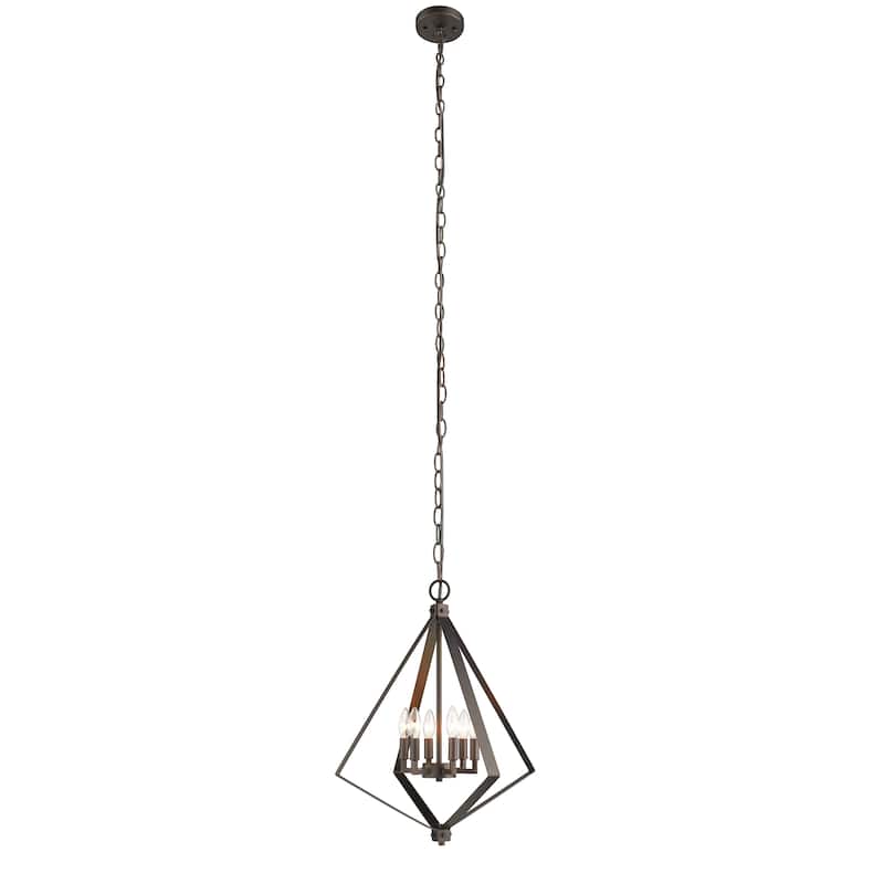6-light Oil Rubbed Bronze Pendant - Oil Rubbed Bronze - Oil Rubbed Bronze