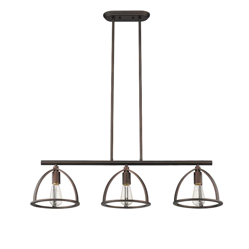 3-light Oil Rubbed Bronze Island Fixture