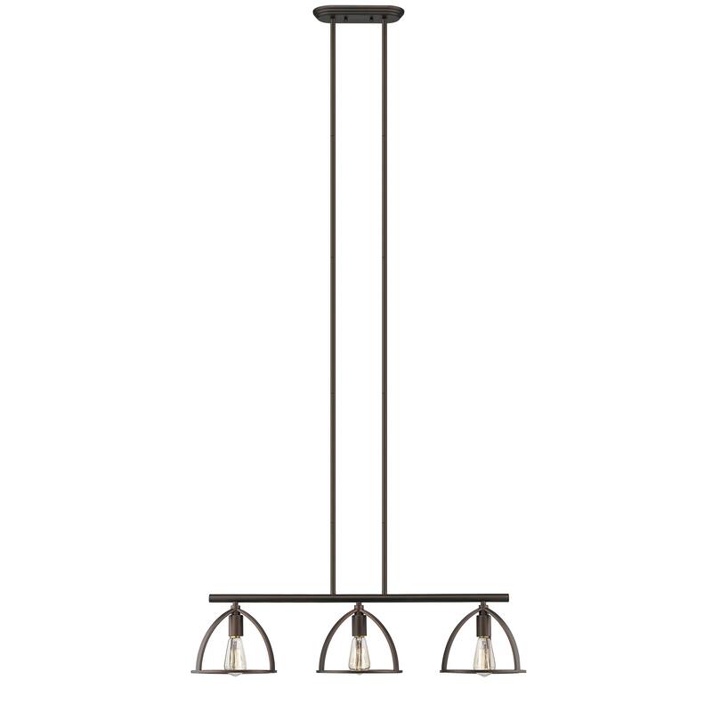 3-light Oil Rubbed Bronze Island Fixture