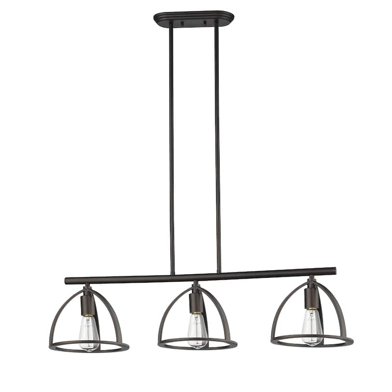 3-light Oil Rubbed Bronze Island Fixture