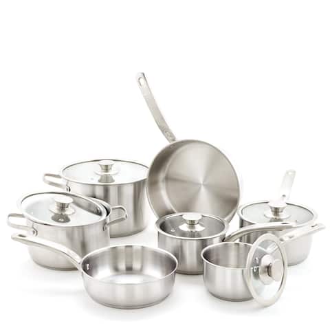 12 Pc. Stainless Steel Cookware Set