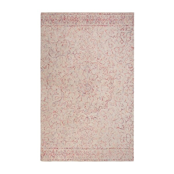 Colorfields Mandala Multi-Color Tufted Rectangle Rug - 8'6" x 12'