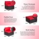 Kinbor All-Weather Rattan Sectional Sofa Patio Furniture Set Cushioned Wicker Sofa Set - Thumbnail 13