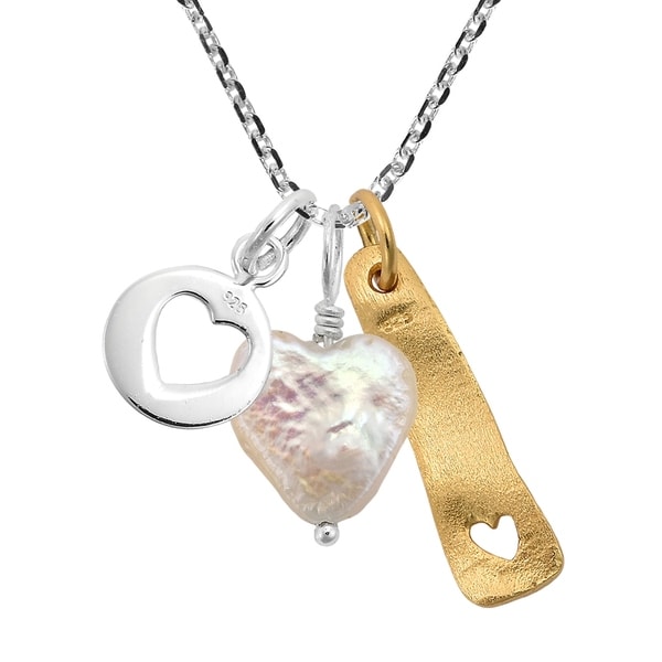 TAG WITH CUTOUT HEART 9 MM 1 SMALL STERLING SILVER 925 ROUND CHARM PENDANT