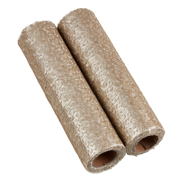 Sequin Fabric Rolls (Set of 2) Overstock 23487283