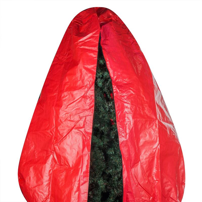 Elf Stor Heavy Duty Christmas Tree Storage Bag 7.5 Feet Waterproof Green 94X75 Inch - 7.5 ft Tree