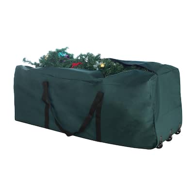 Elf Stor Premium Rolling Christmas Tree Storage Duffel Bag 9' Tree
