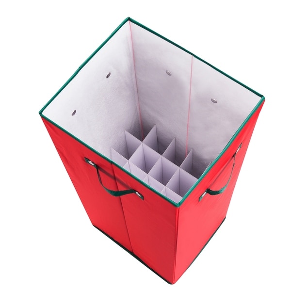 vertical plastic wrapping paper storage container