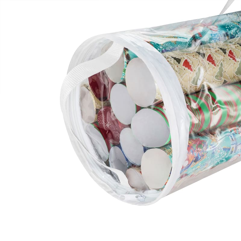 Elf Stor Wrapping Paper and Gift Wrap Storage Bag 40" Rolls 2 Pack