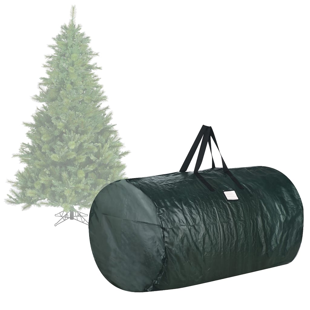 Elf Stor Green Christmas Tree Storage Bag Large 7.5 Ft Artificial Tree 52X30x30 - Large, 7.5ft Tree