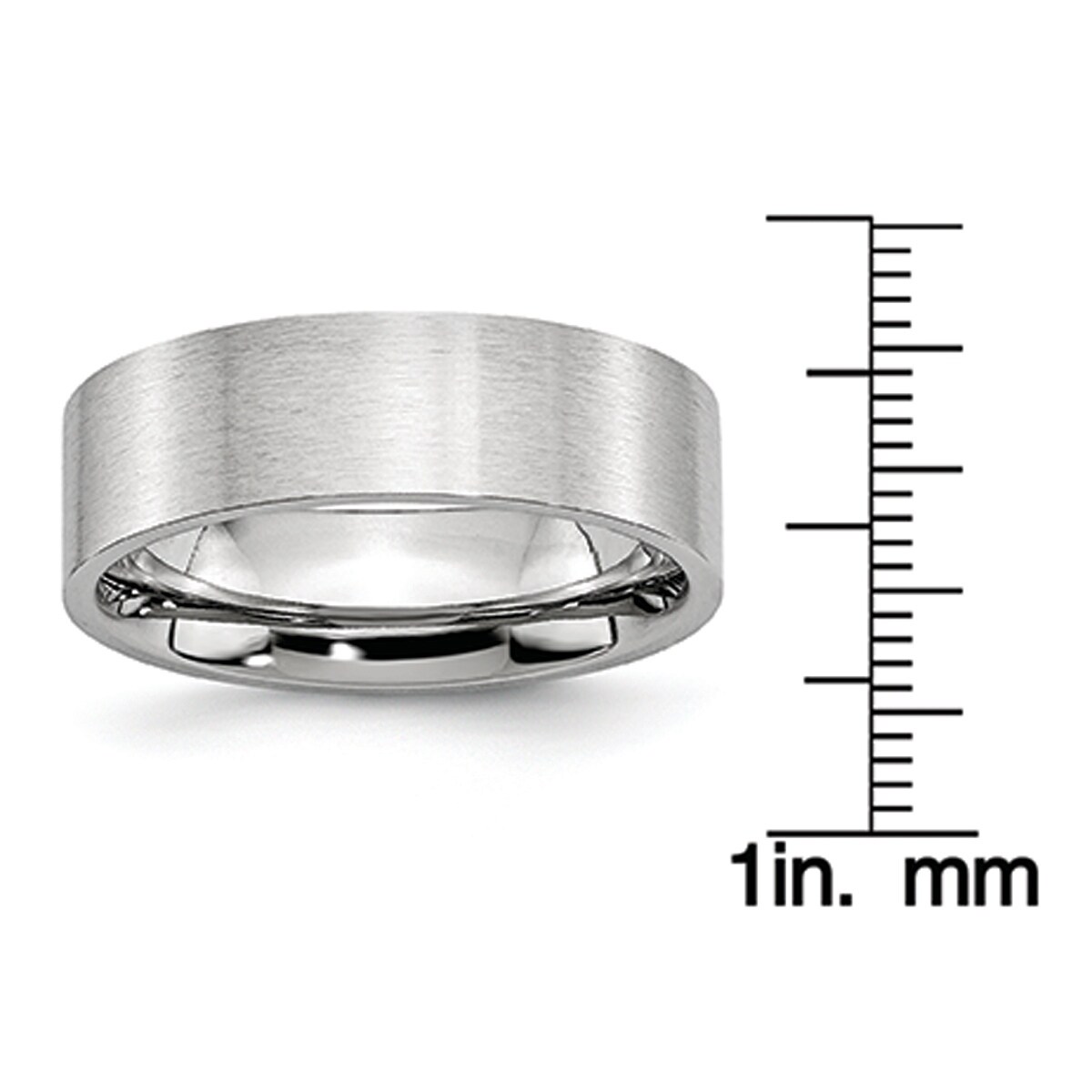 Cobalt Satin 7mm Band Size