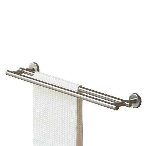 Tiger Towel Rack Double Boston Brushed Stainless Steel