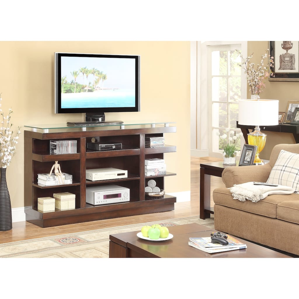 Novella 65-inch Dark Chocolate TV Cart