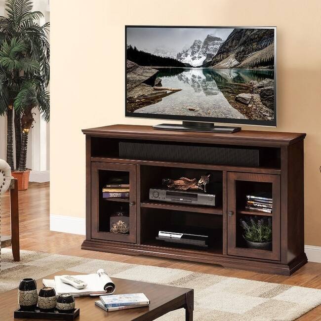 Copper Grove Roissy Cherry 54-inch TV Console