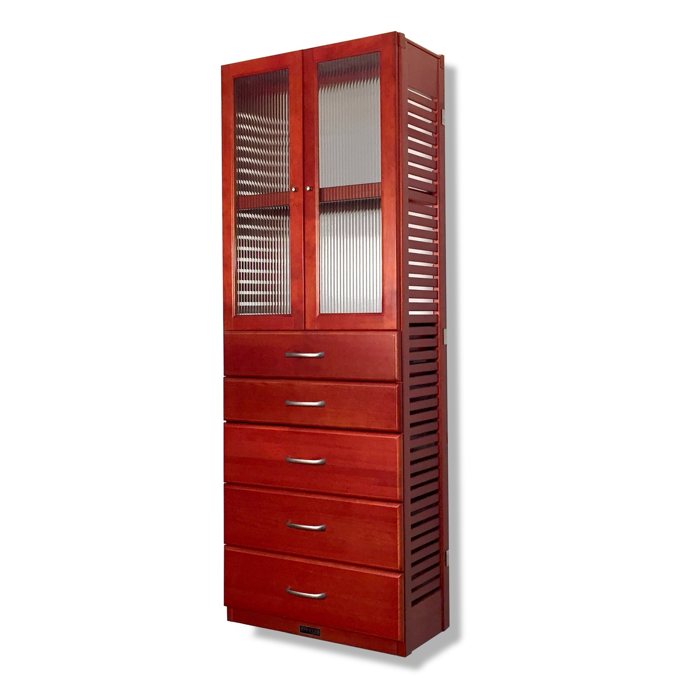 John Louis Home 12in Deep Solid Wood Premier 5 Drawer Doors 12in Deep Solid Wood Premier 5 Drawer