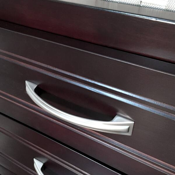 Shop John Louis Home 12in Deep Solid Wood 3 Drawer Premier Woodcrest Organizer Espresso Overstock 23494814