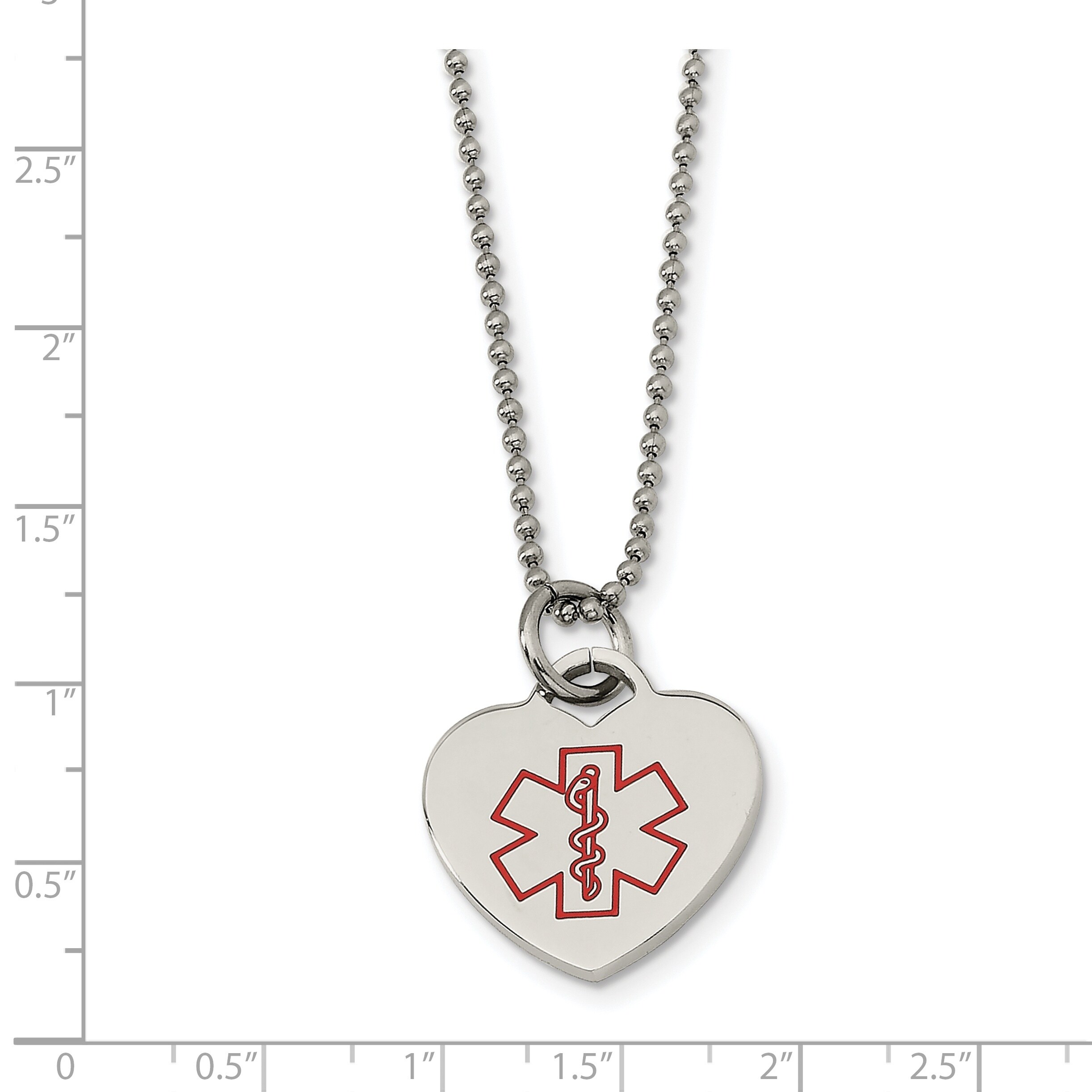 Stainless Steel Heart Shaped Medical Pendant 22in Necklace Jewelry Necklaces The steel heart is a chaos space marine renegade chapter that was wiped out in 801.m41 when the aeldari craftworld lugganath attacked their stronghold. wunnensteinschule grossbottwar
