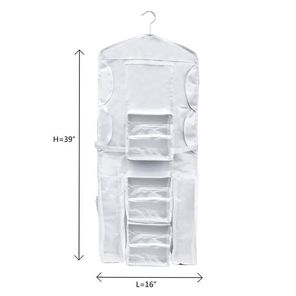Elf Stor Double Sided Hanging Gift Wrap and Bag Organizer Stores it All