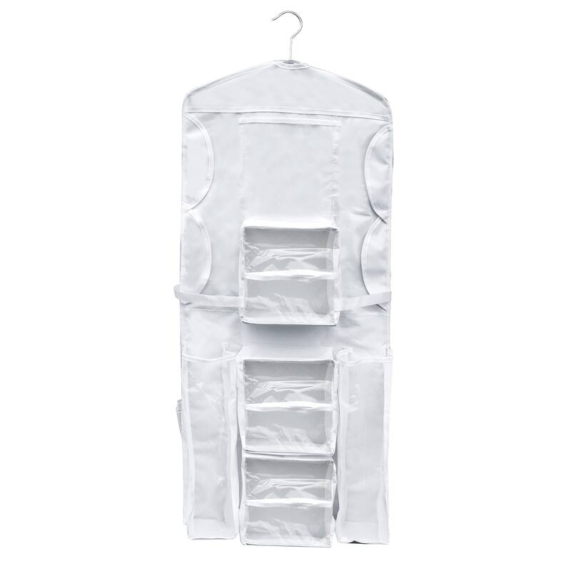 Elf Stor Double Sided Hanging Gift Wrap and Bag Organizer Stores it All