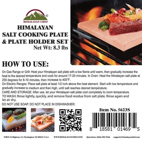 Himalayan Pink Salt Block Cooking Plate, Cooking, Grilling