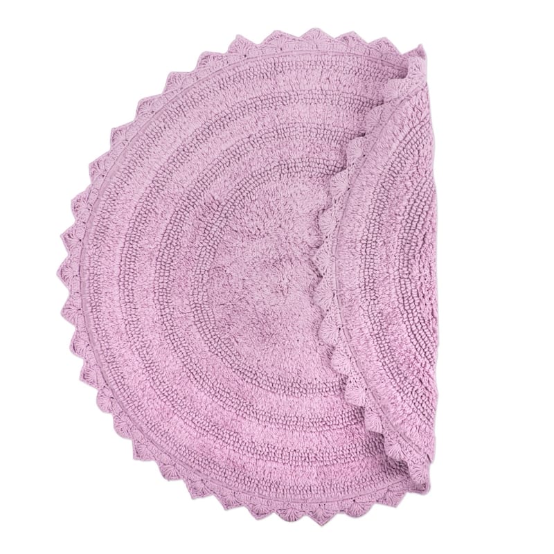 DII Reversible Soft Crochet Bath Mat