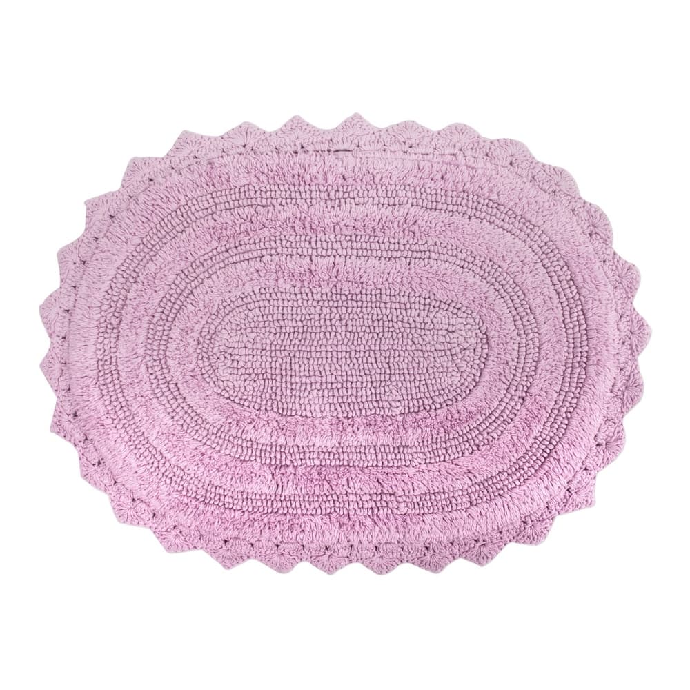 DII Reversible Soft Crochet Bath Mat