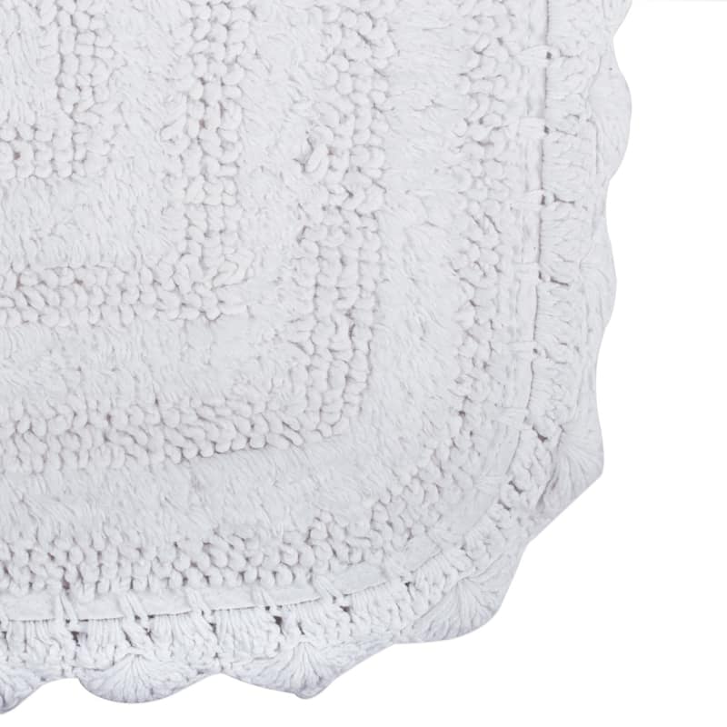 DII Reversible Soft Crochet Bath Mat