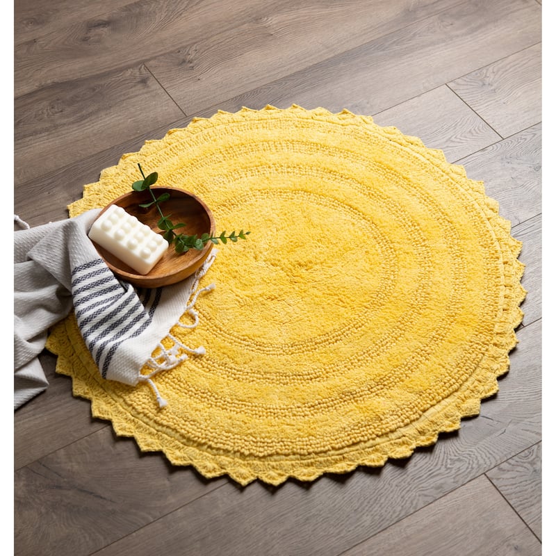 DII Reversible Soft Crochet Bath Mat