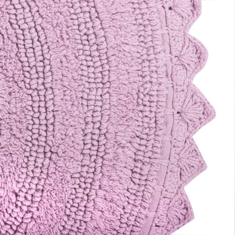 DII Reversible Soft Crochet Bath Mat