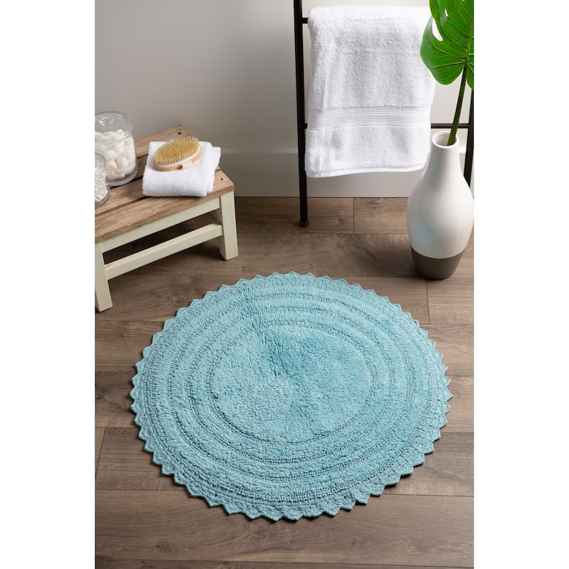 DII Reversible Soft Crochet Bath Mat
