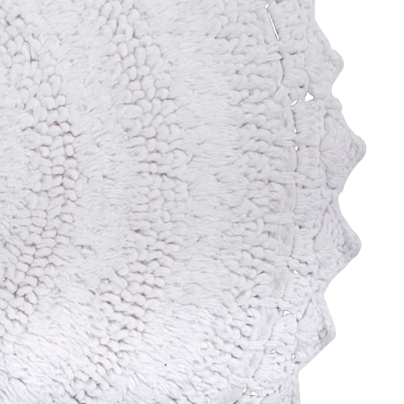 DII Reversible Soft Crochet Bath Mat