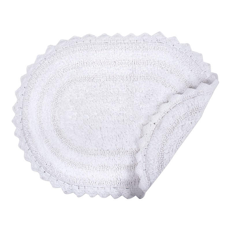 DII Reversible Soft Crochet Bath Mat