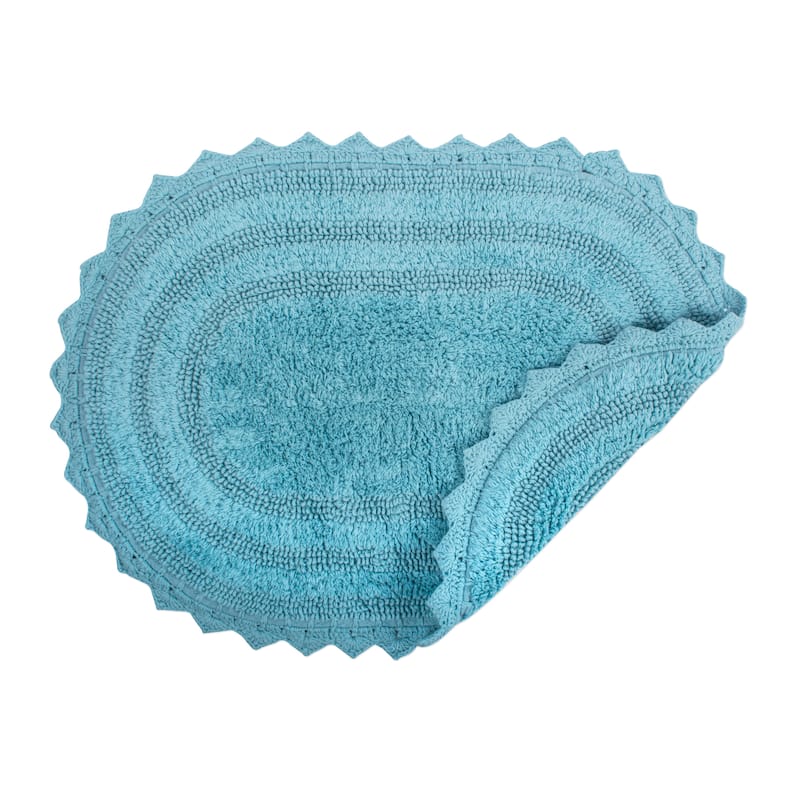 DII Reversible Soft Crochet Bath Mat