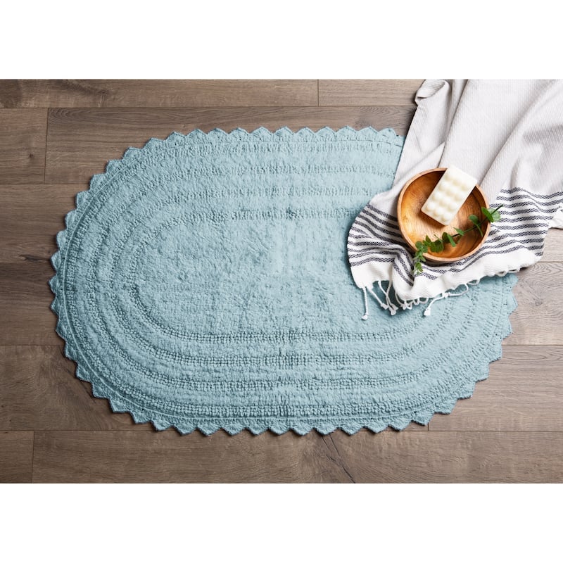 DII Reversible Soft Crochet Bath Mat