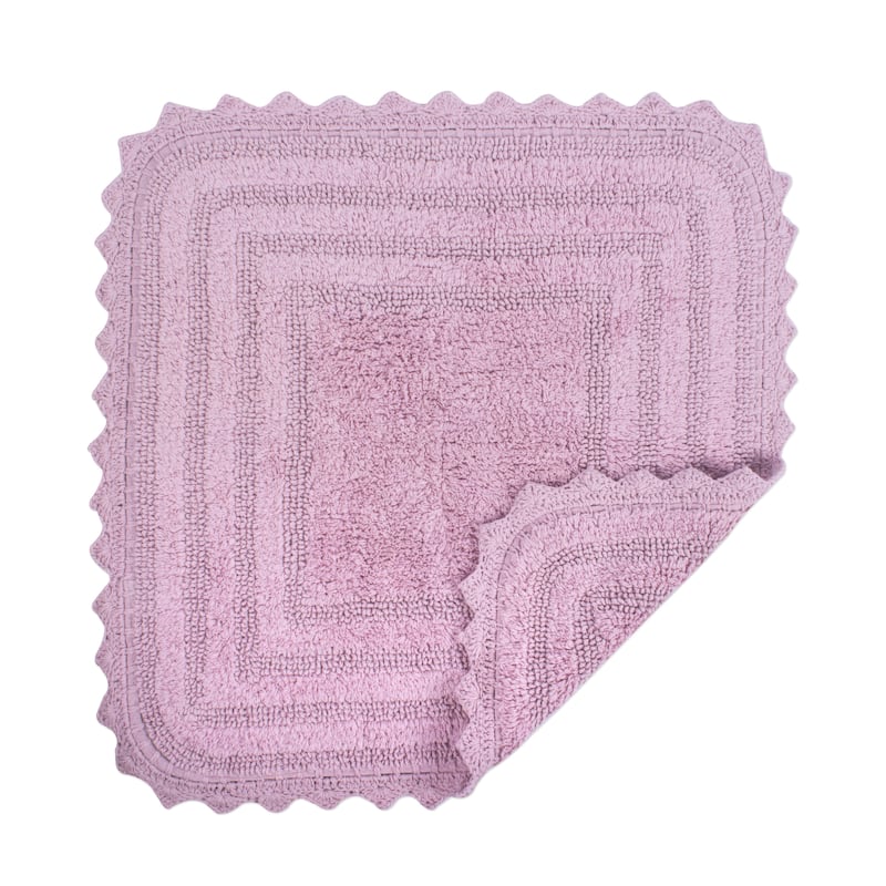 DII Reversible Soft Crochet Bath Mat