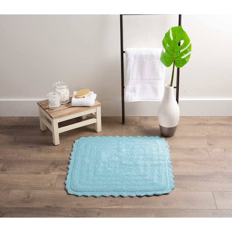 DII Reversible Soft Crochet Bath Mat