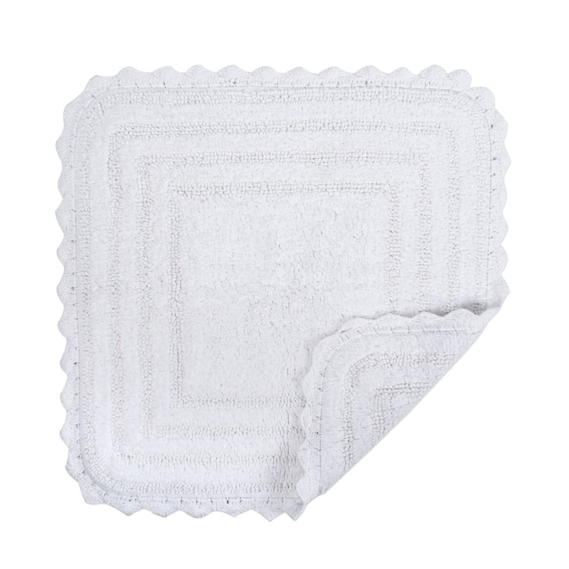 DII Reversible Soft Crochet Bath Mat