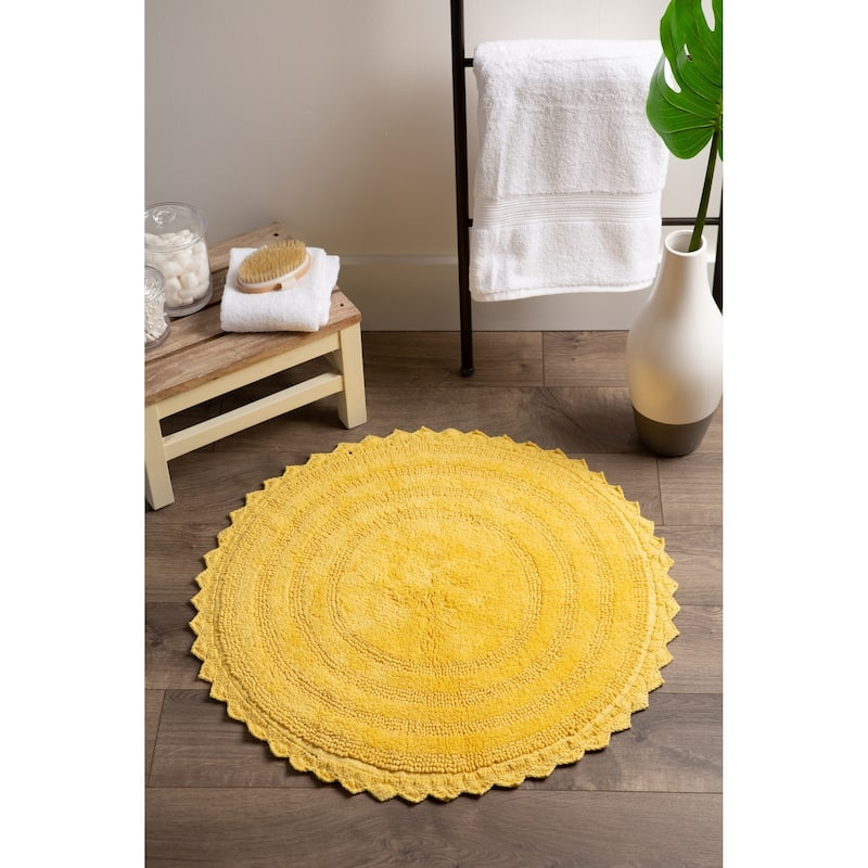 DII Reversible Soft Crochet Bath Mat