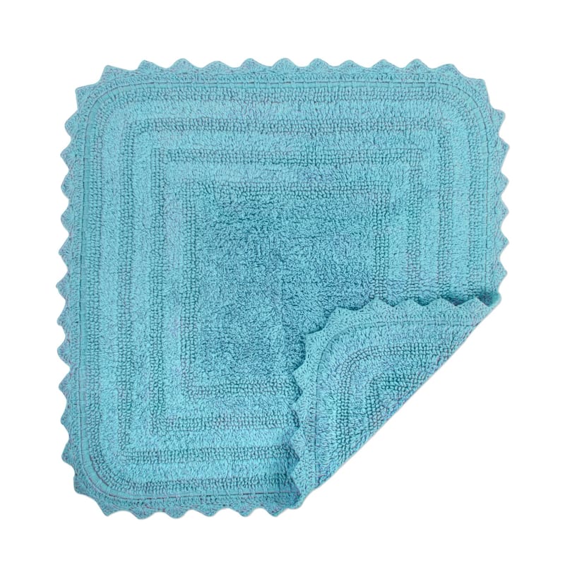 DII Reversible Soft Crochet Bath Mat