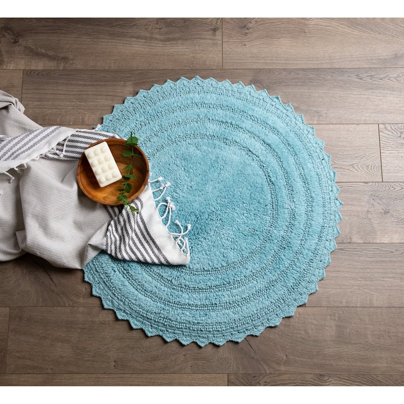 DII Reversible Soft Crochet Bath Mat