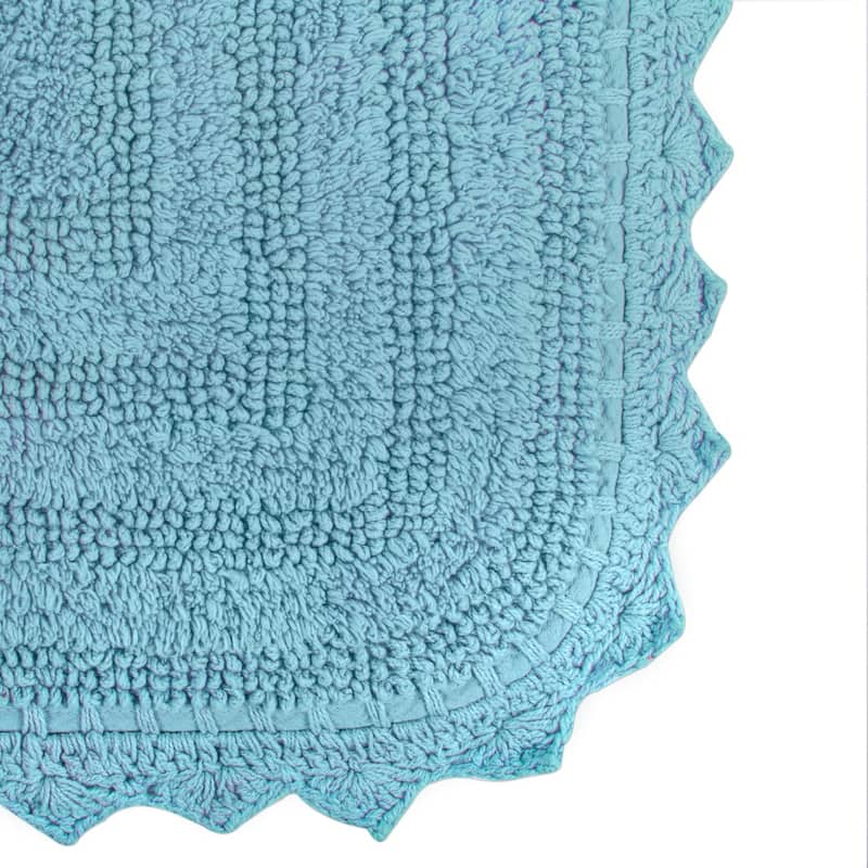 DII Reversible Soft Crochet Bath Mat