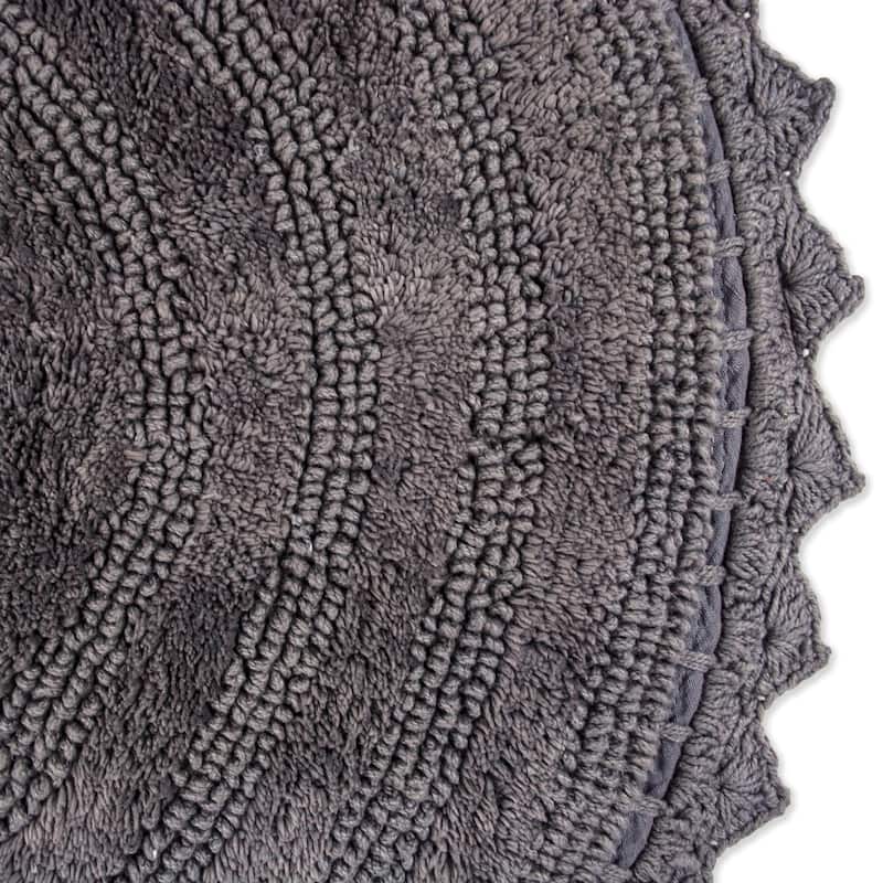DII Reversible Soft Crochet Bath Mat